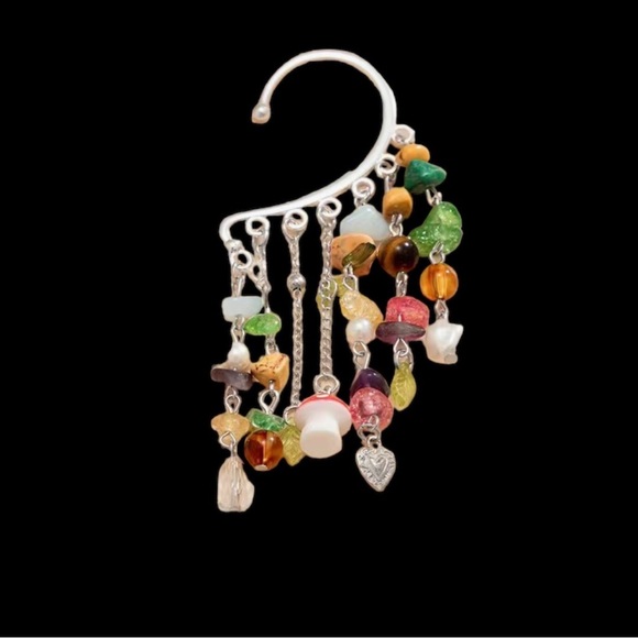 (NWT) Unique Boho Gemstone Ear Cuffs(Set of 2) - Picture 4 of 5